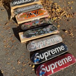 Supreme Decks 9 Decks Total NWT LOT
