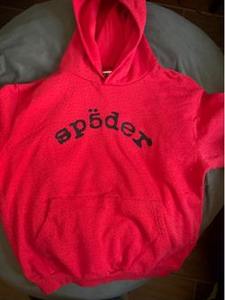 Sp5der VVS hoodie red