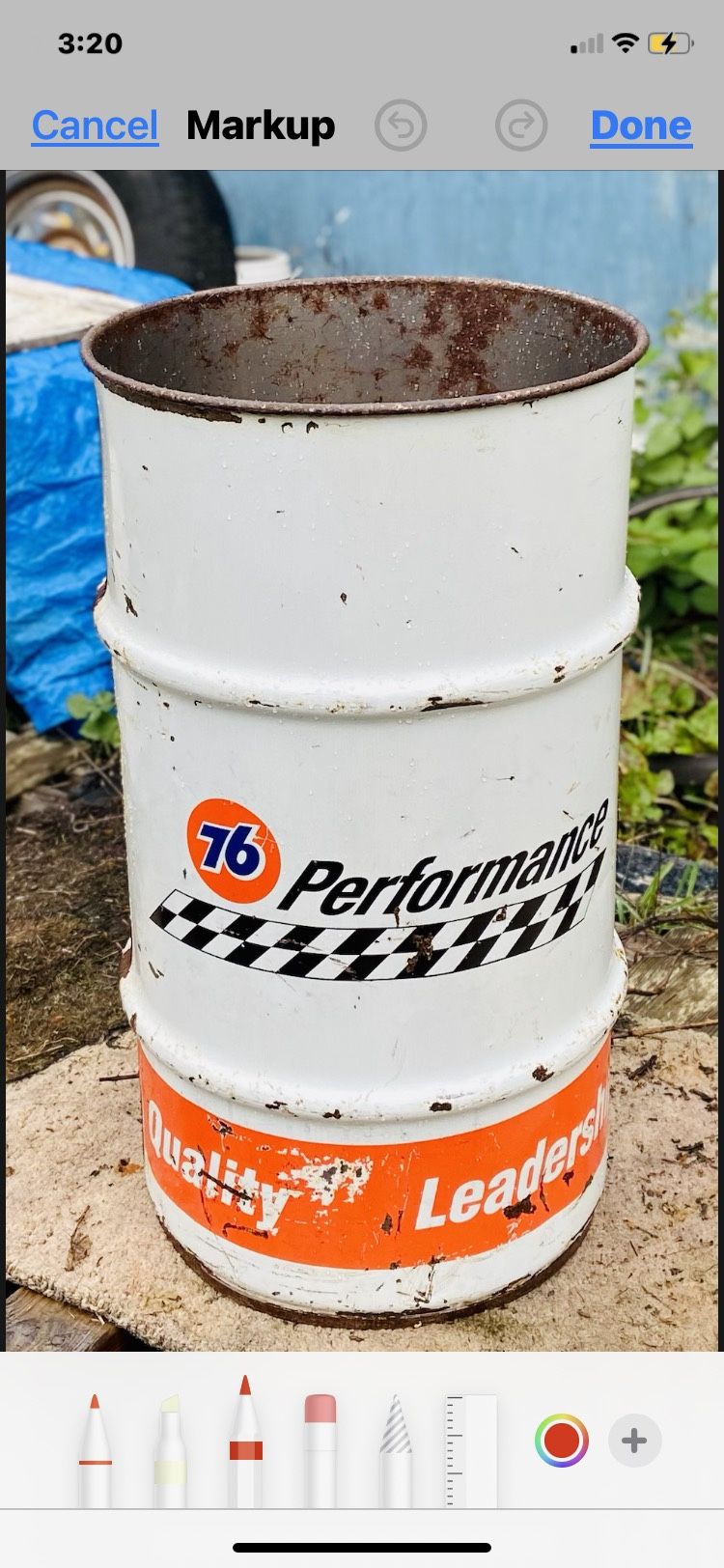 Vintage 76 Barrel