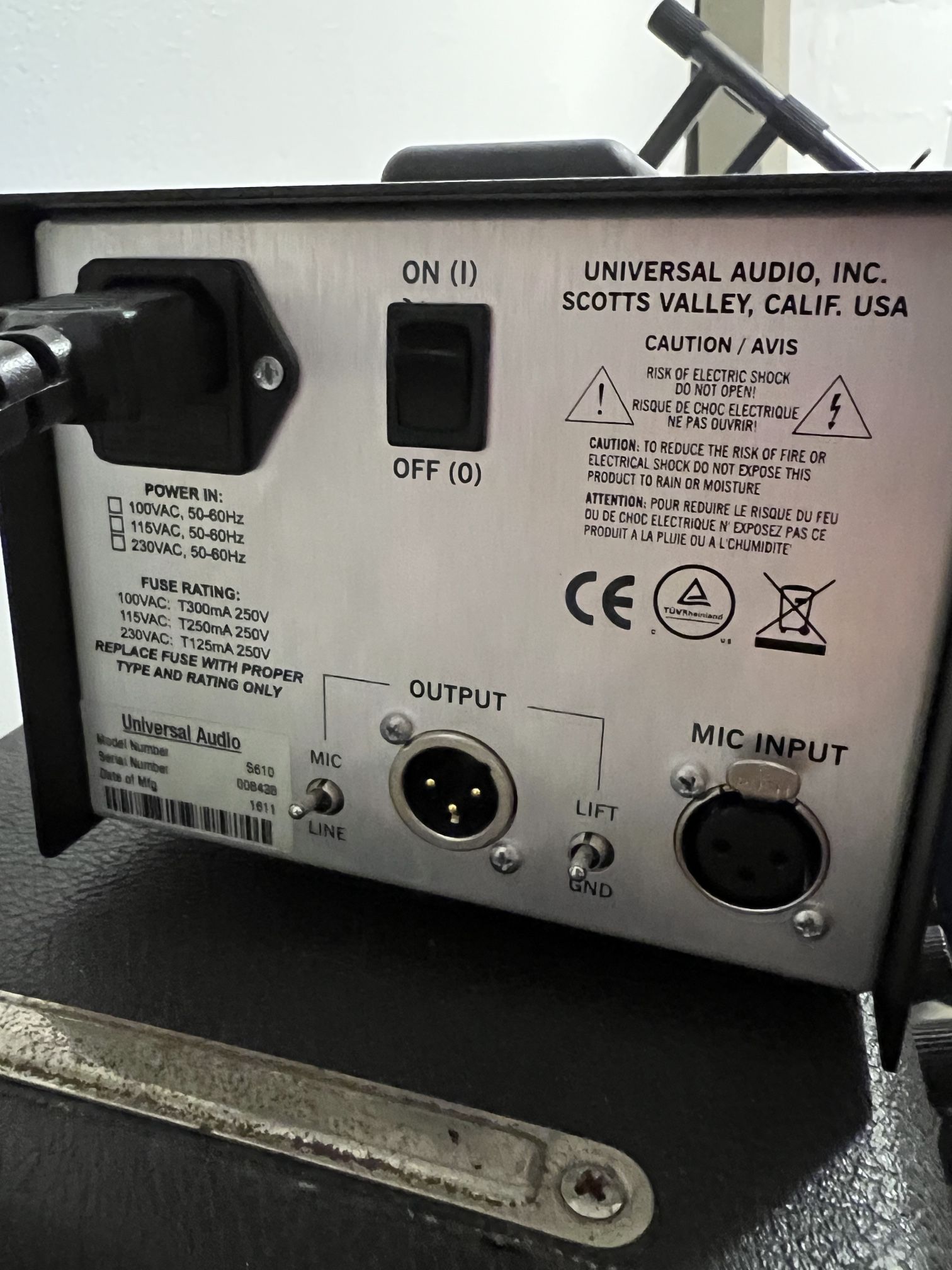 DTM・DAW UNIVERSAL AUDIO SOLO/610 Universal Audio SOLO/610 Tube Desktop Microphone Preamp