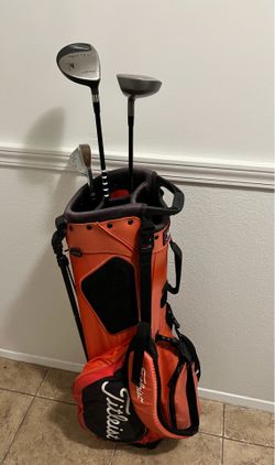 Golf Clubs and Bag