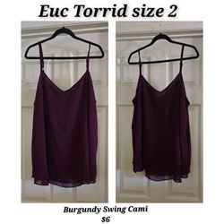 Torrid swing top size 2