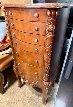 Ornate Antique Jewelry Chest