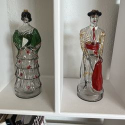 Vintage Flamenco And Matador Bottles