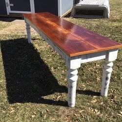 Farmhouse Table And Bench