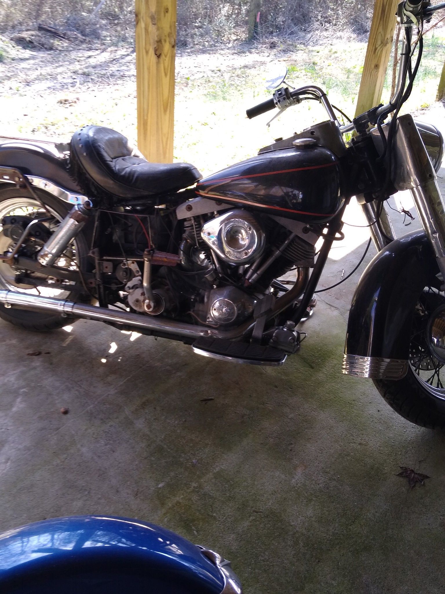 1976 shovelhead 80 cub.in duel plug heads Electra glide