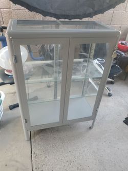 Fabrikor ika glass  cabinet  I ASK  $90.00  or BEST Offer.