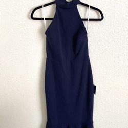 Lulus Navy Dress NEW WITH TAGS