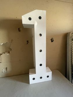Marquee Number 1 For Sale