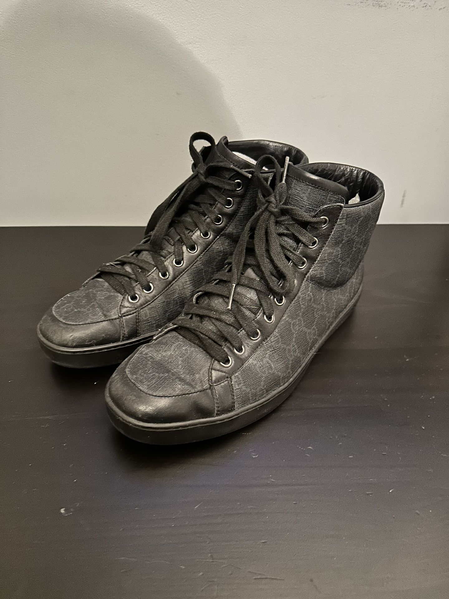 Men’s Gucci Sneakers Black Like New