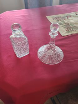Decanter Set Port Wine or Scotch Antique