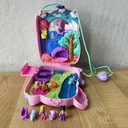 2020 Mattel Poly Pocket Koala Adventures Purse Playset Near Complete