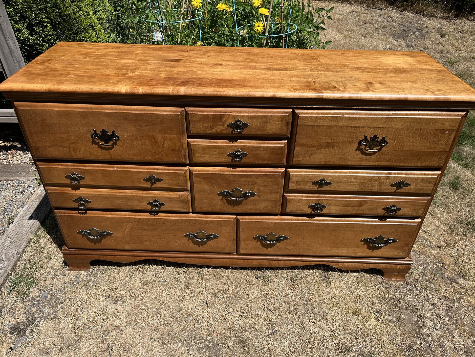 Vintage Eight Drawer Dresser