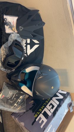 Triangle biker helmet