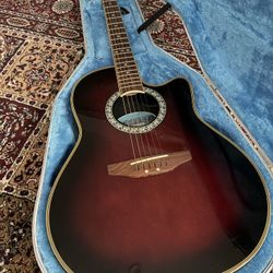 Ovation Celebrity Acoustic Guitar With Hard shell Case