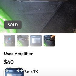 Used Amplifier 
