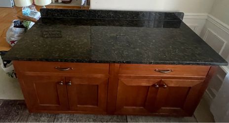 Granite top cabinet