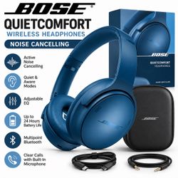 Bose QuietComfort Headphones - Wireless Bluetooth- Twilight Blue