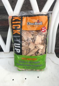 BBQ wood smoking chips! Apple “flavor”. New in bag!
