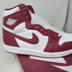 Jordan 1 High OG White And Team Red