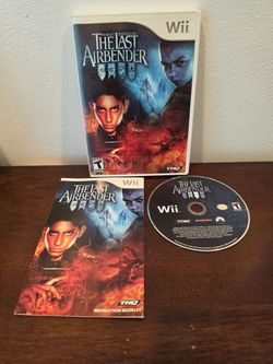 The Last Airbender Night SHYAMALAN (Nintendo Wii, 2010) Video Game Complete CiB