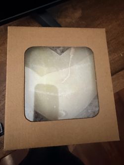 Big heart candle in a box new