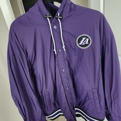 Nike Lakers Bomber Jacket 3xl Purple