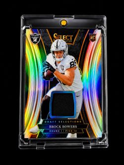 Rookie Brock bowers patch /75