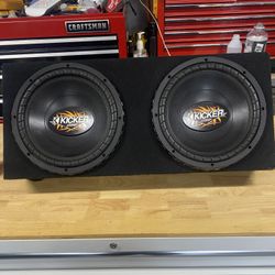Vintage Kicker Comp 12” Subwoofers