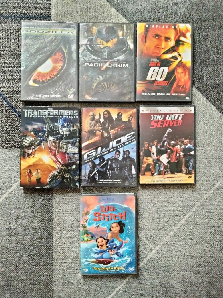 MOVIE - DVD's - (7 Nos)