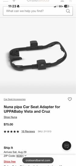 Nuna PIPA™ Car Seat Adapter for UPPAbaby Strollers