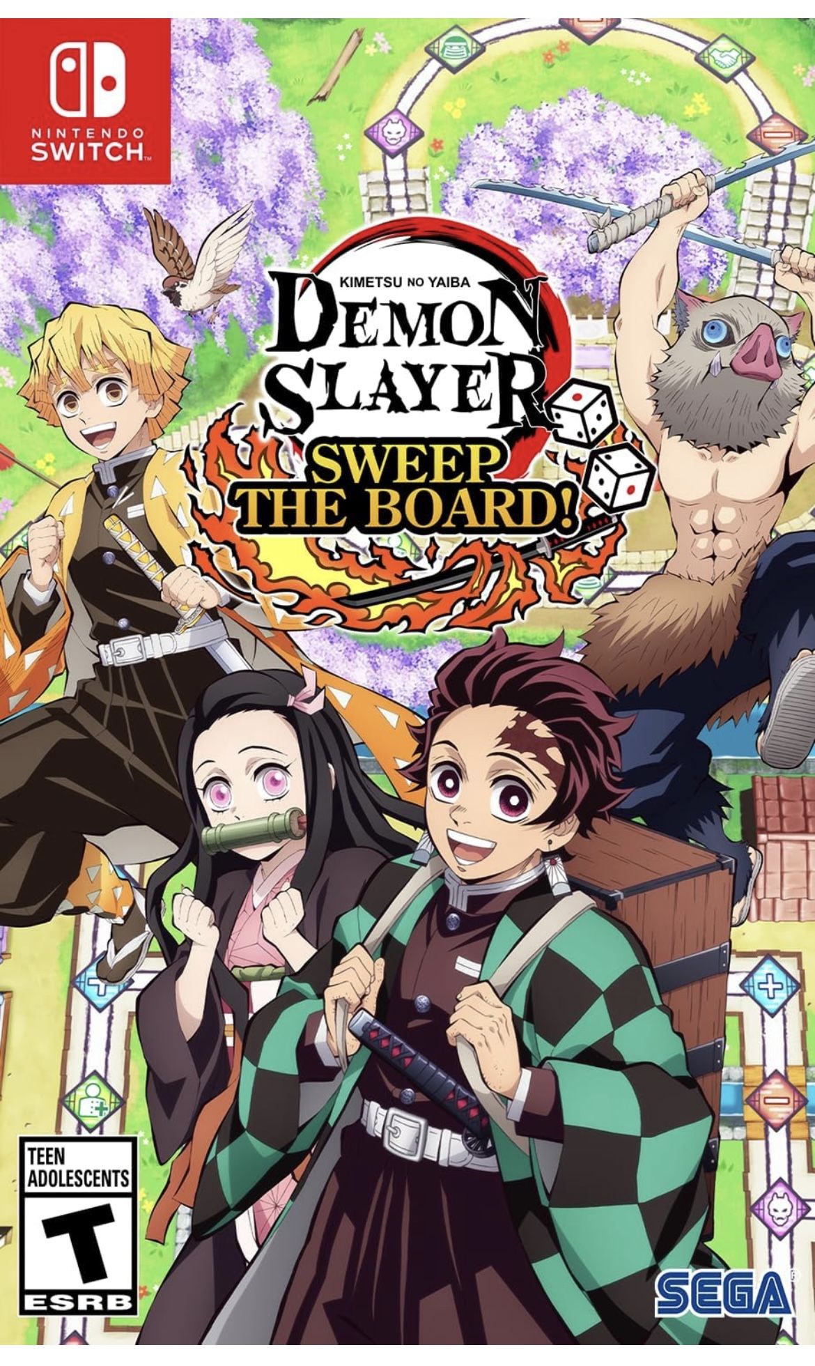 Demon Slayer -Kimetsu no Yaiba- Sweep the Board! - Nintendo Switch