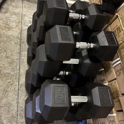Rubber Dumbbells