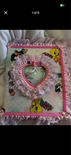 Vintage baby looney tunes photo album