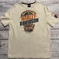 Harley-Davidson / Pikes Peak / Beige / Mens Large
