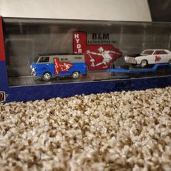 M2 MACHINES AUTO HAULERS 1964 DODGE A100 PANEL VAN & 1969 DODGE DART SWINGER 340