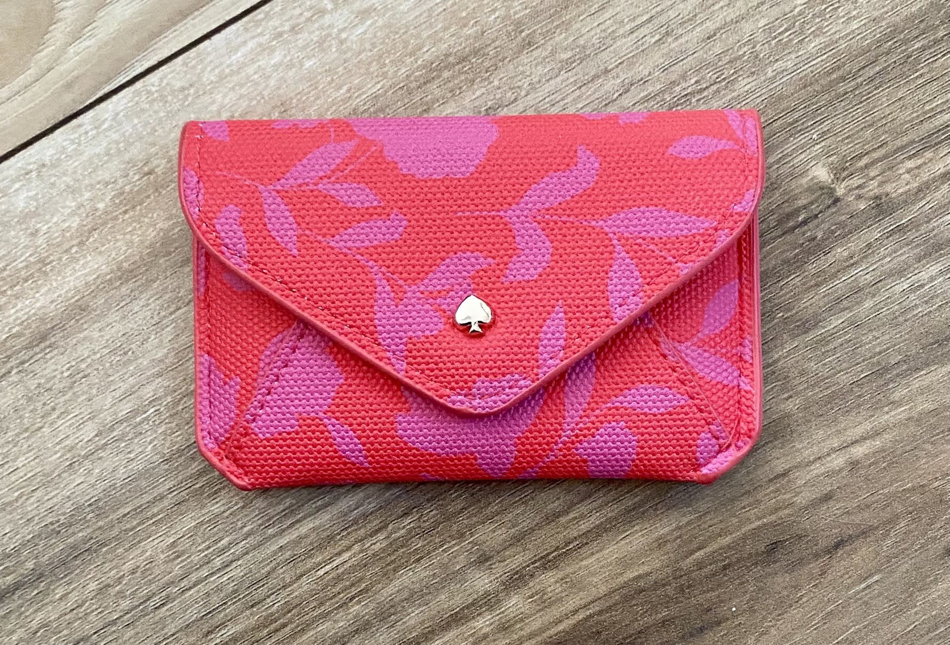 Kate Spade roses Cardholder