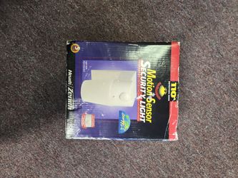 Security light motion sensor