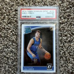 Luka Doncic Rated Rookie PSA 10
