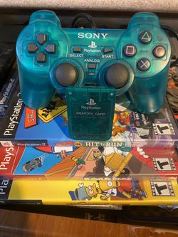 PlayStation Controller With Memory Card