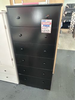 6 Drawers dresser different colors available