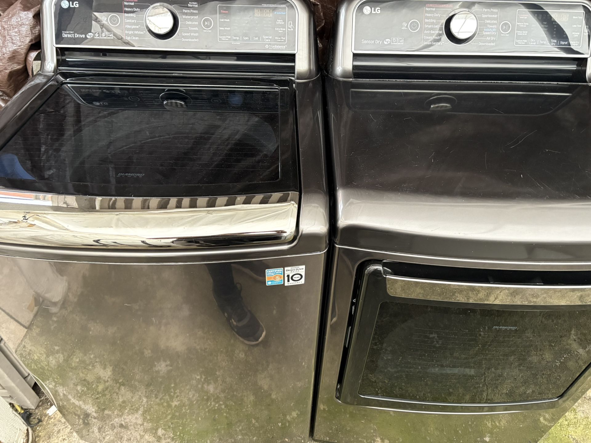 Nice LG HE Washer Dryer Gas Set