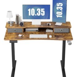 48x24 Electric Standing Desk With Drawers