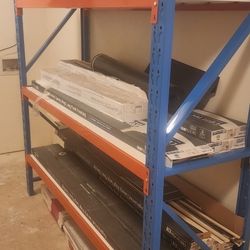 Heavy Duty Metal Shelf Rack (Brand New: Still In Crate)