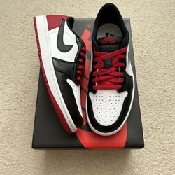 Air Jordan 1 Low Black Toe Size 9.5 DS (Brand New) - NO TRADES!