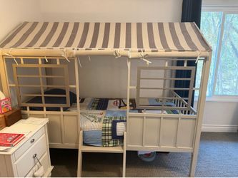 Little Seeds Rowan Valley Forest Loft Twin Kids Bed - Excellent condition
