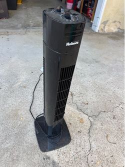 2 rotating tower fans