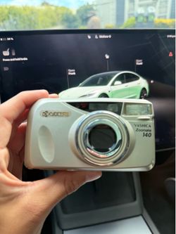 📸 Yashica Zoomate 140 35mm Film Camera – Kyocera Point & Shoot (Clean Interior)