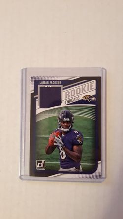2018 Donruss Lamar Jackson Rookie Threads.