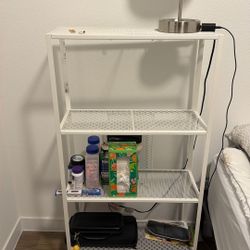 Ikea White Shelf Baggebo